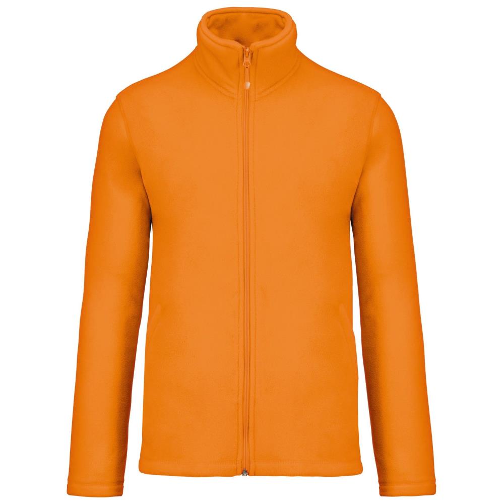 Men's zipped microfleece