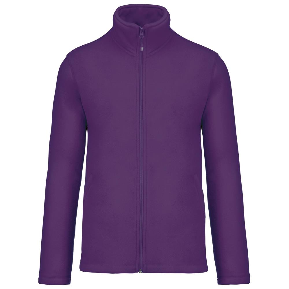 Men's zipped microfleece