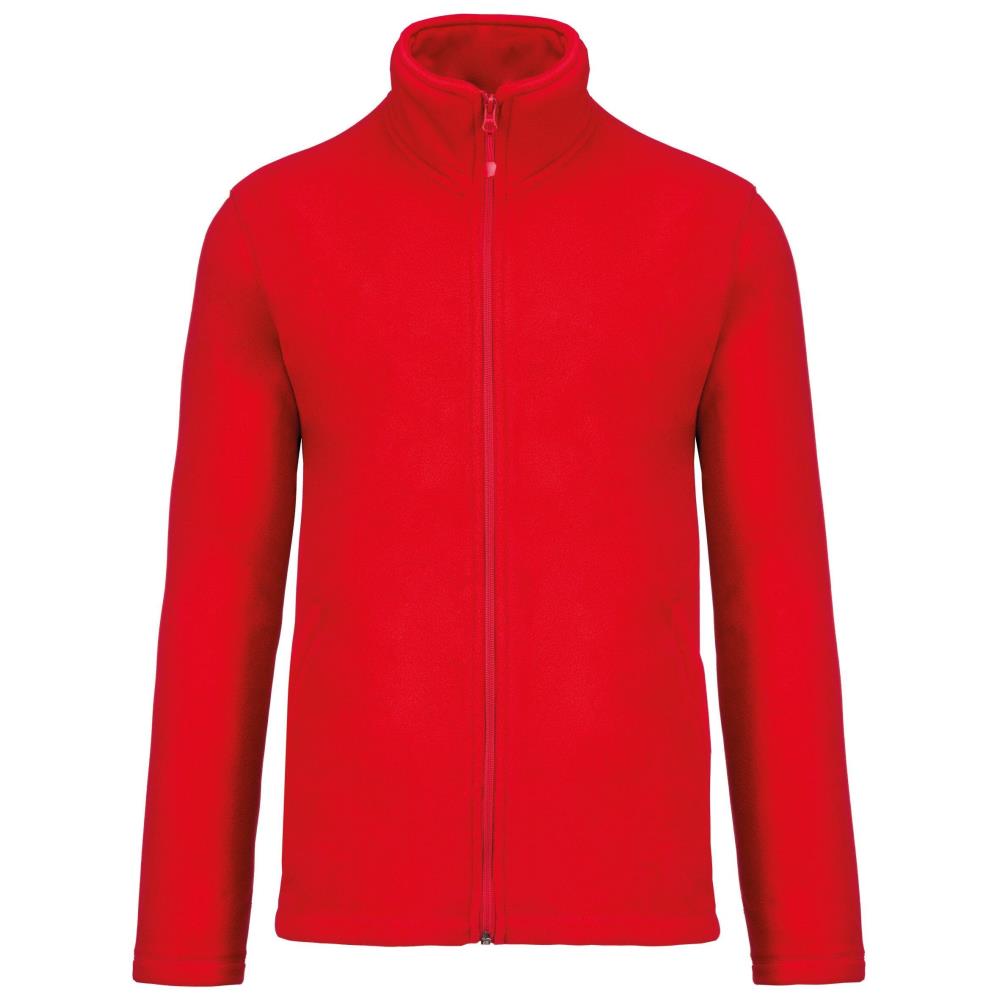 Men's zipped microfleece