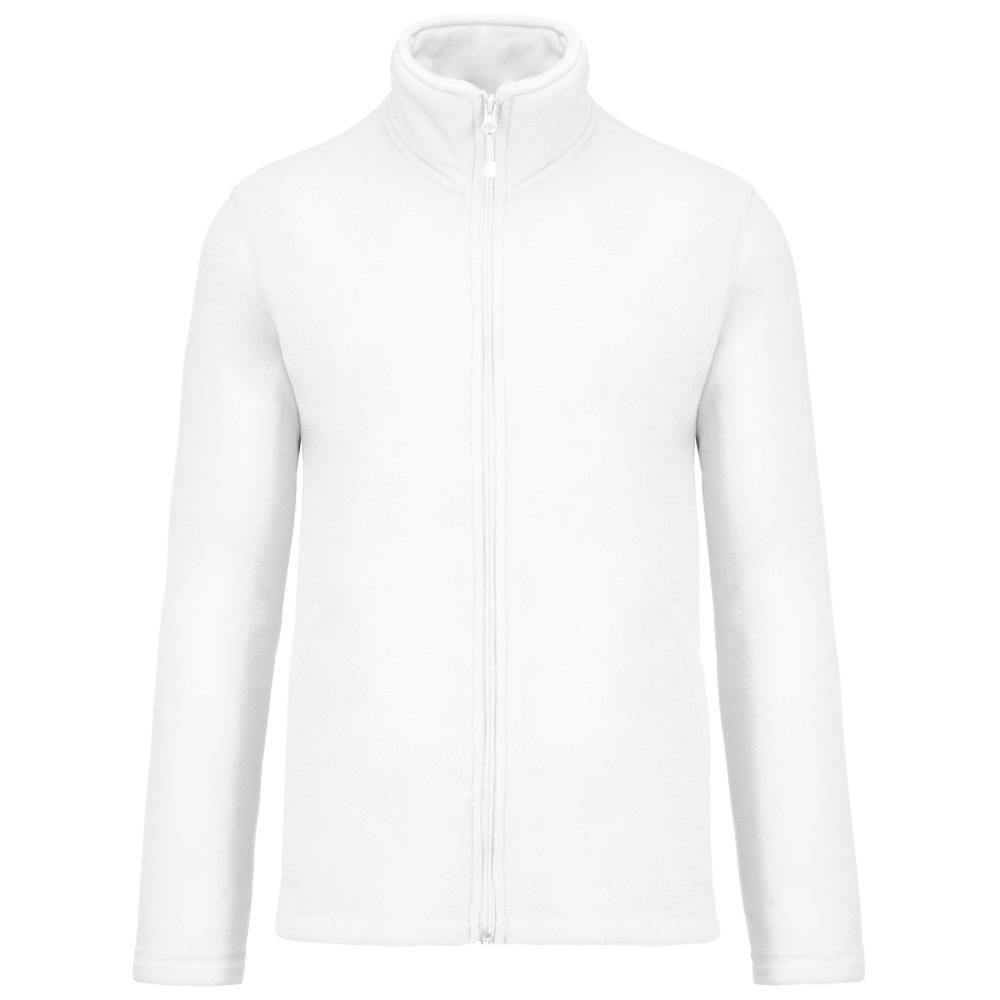 Men's zipped microfleece