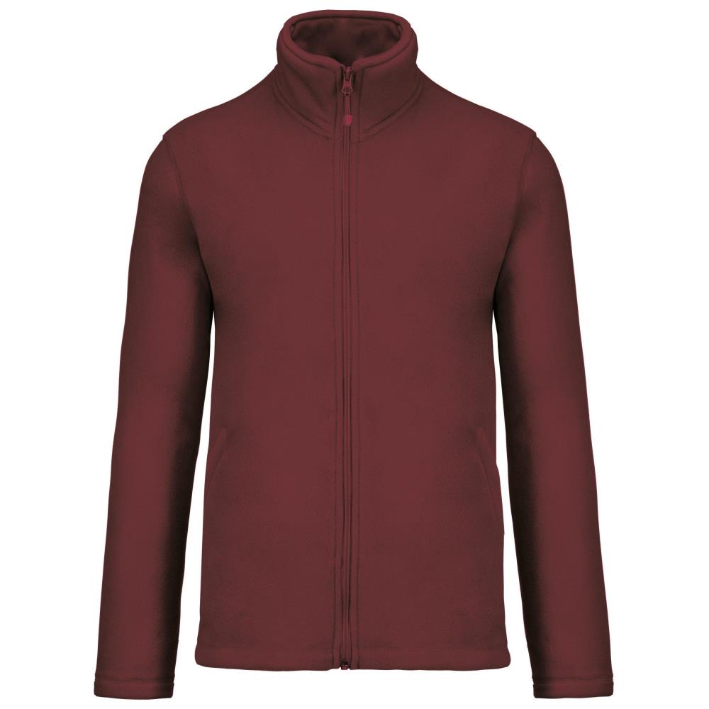 Men's zipped microfleece