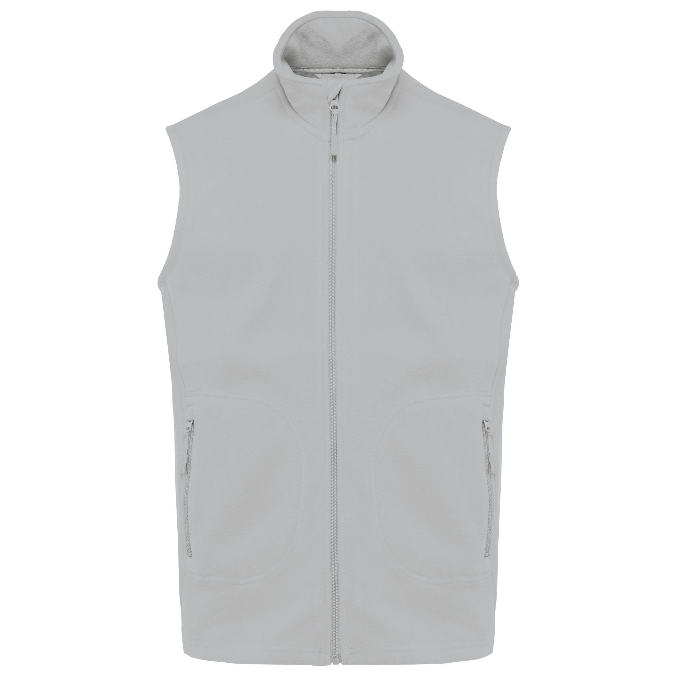 Ecologische uniseks bodywarmer van microfleece