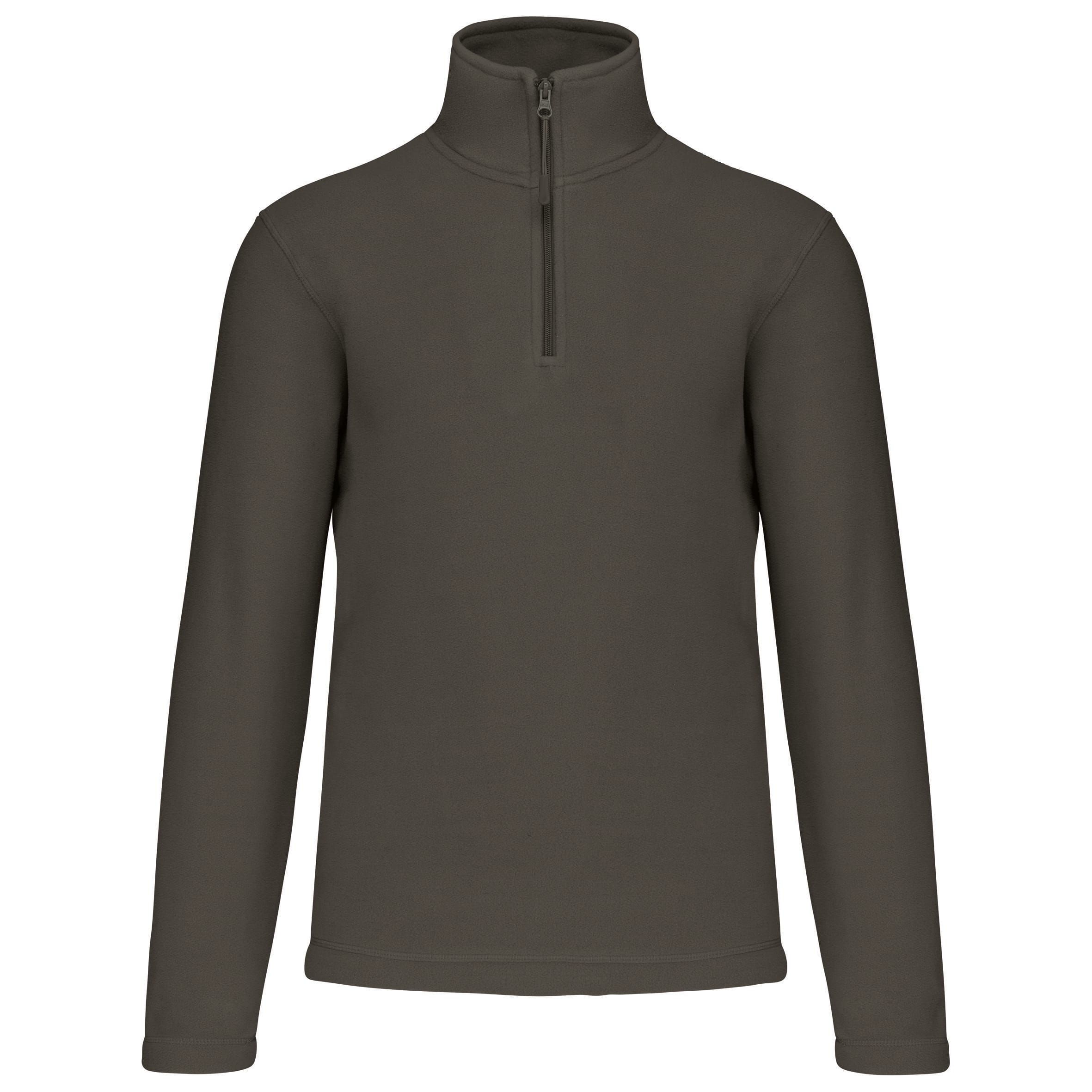 Enzo - Fleece met ritskraag