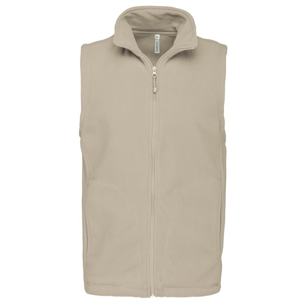 Bodywarmer van microfleece voor heren