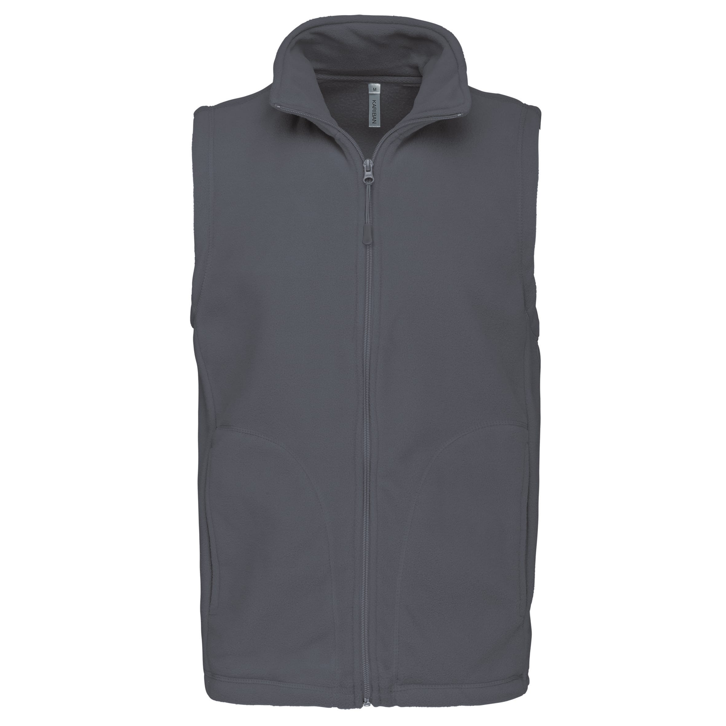 Bodywarmer van microfleece voor heren
