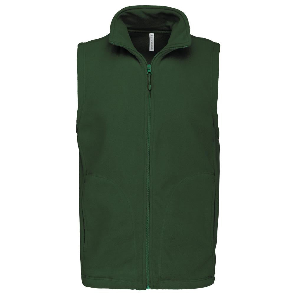 Bodywarmer van microfleece voor heren