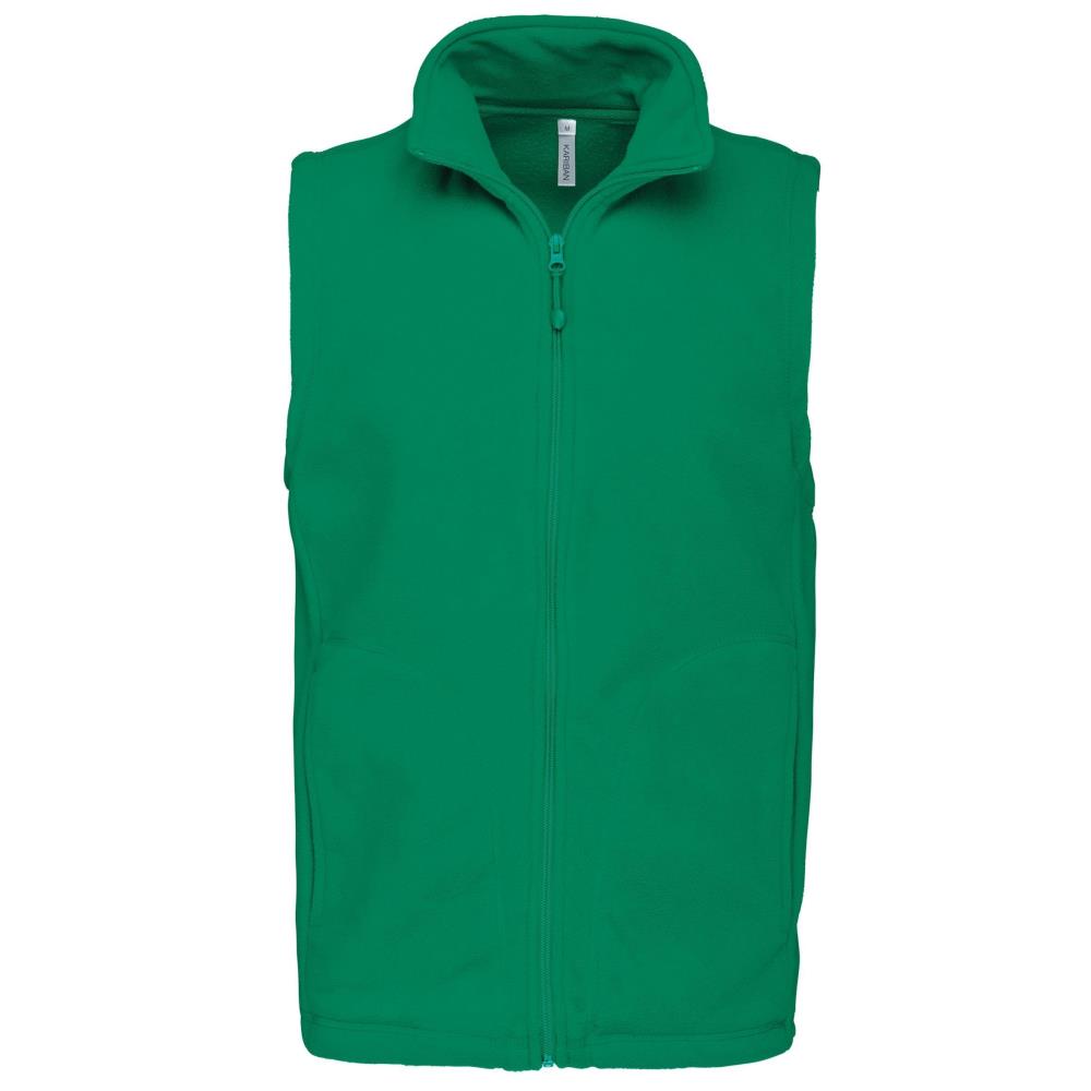 Bodywarmer van microfleece voor heren