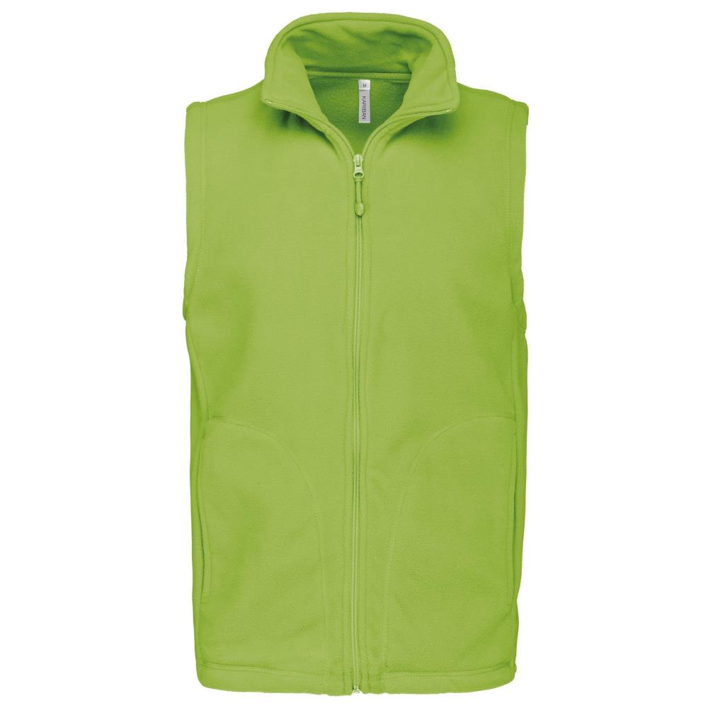 Bodywarmer van microfleece voor heren