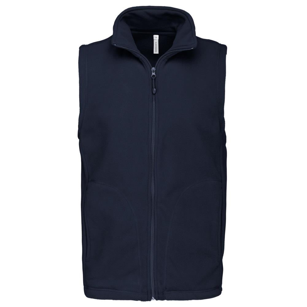 Bodywarmer van microfleece voor heren