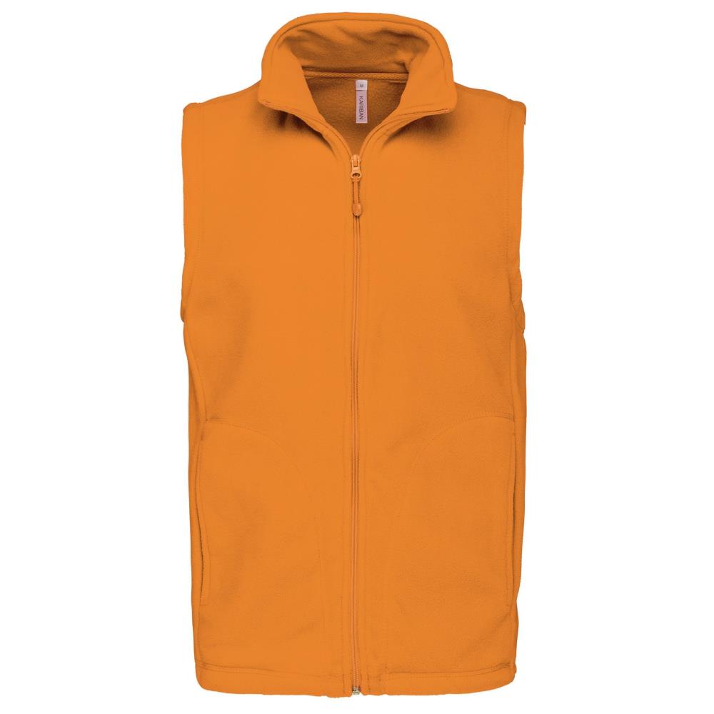 Bodywarmer van microfleece voor heren