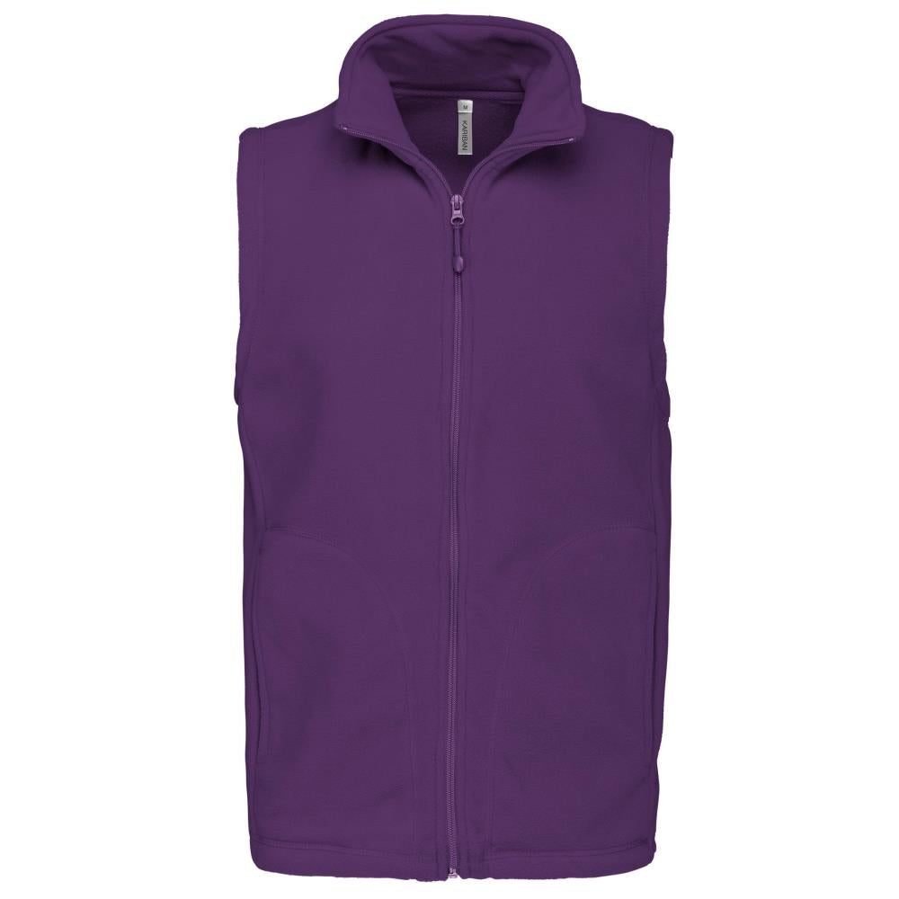 Bodywarmer van microfleece voor heren