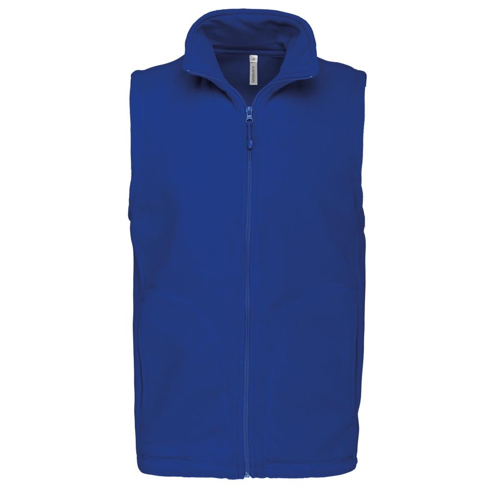 Bodywarmer van microfleece voor heren