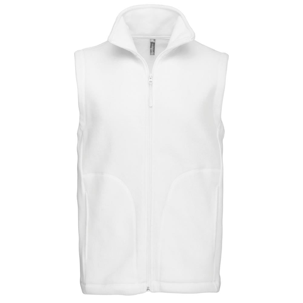 Bodywarmer van microfleece voor heren