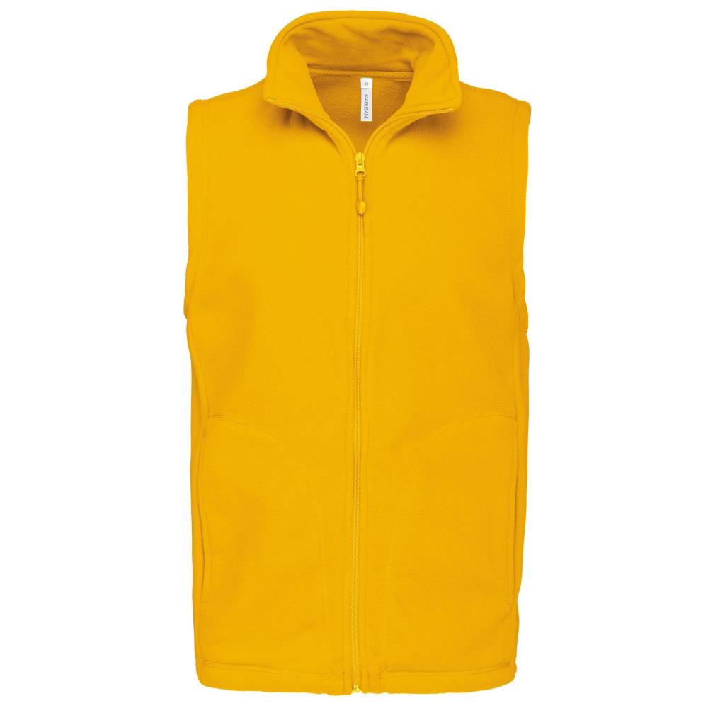 Bodywarmer van microfleece voor heren