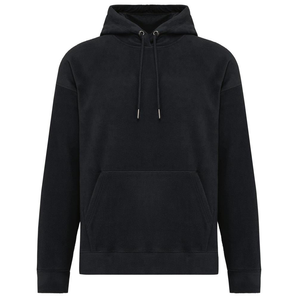 Oversized uniseks sweater met capuchon van gerecycled fleece