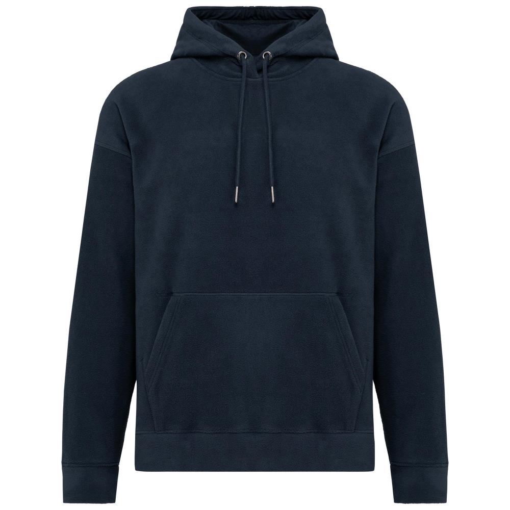 Oversized uniseks sweater met capuchon van gerecycled fleece
