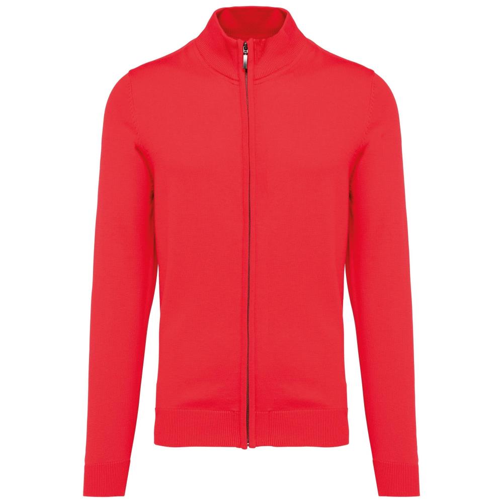 Heren cardigan met rits