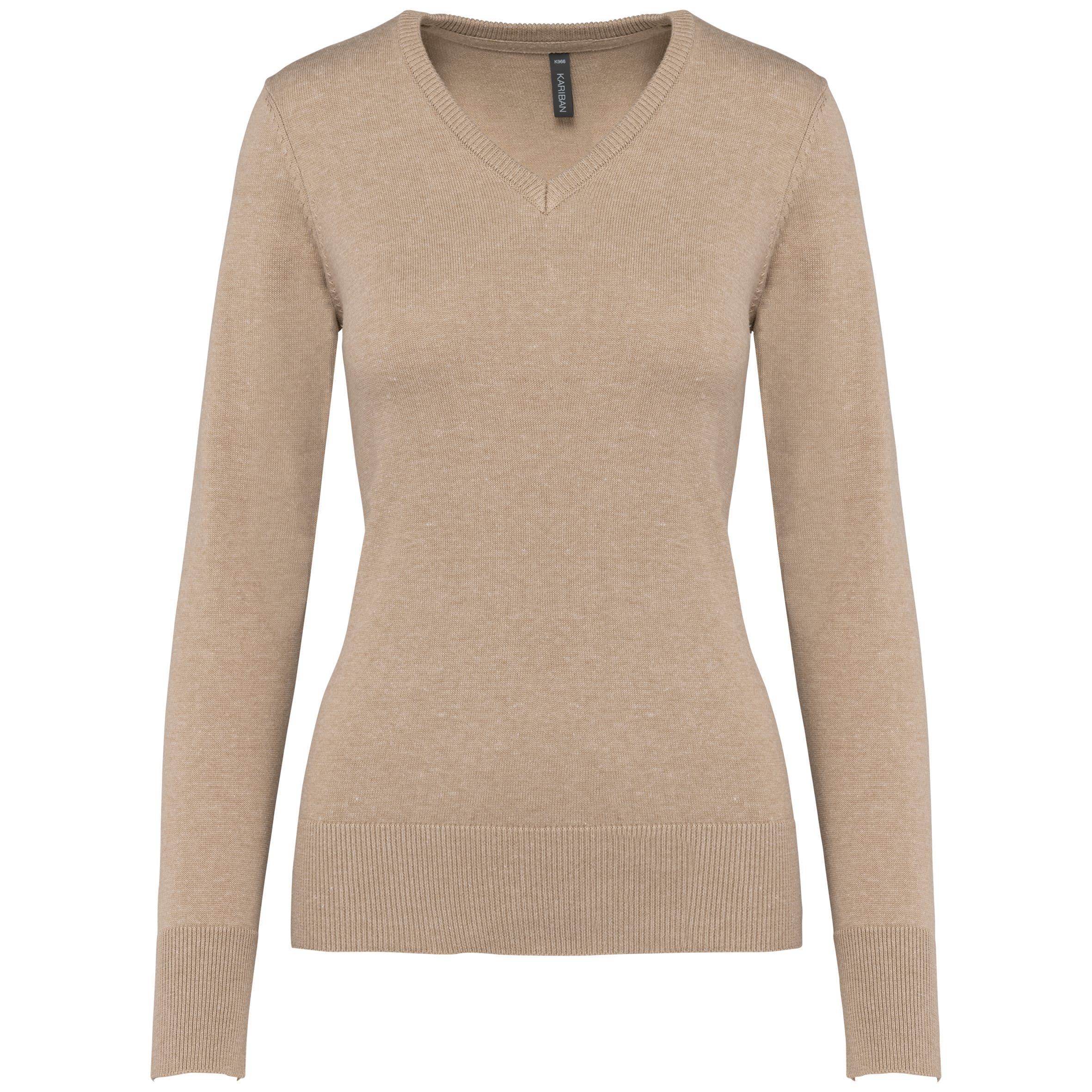 Dames pullover met v-hals