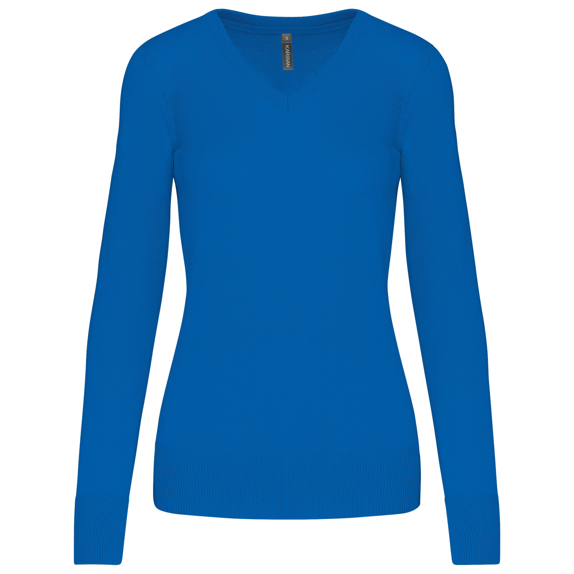Dames pullover met v-hals