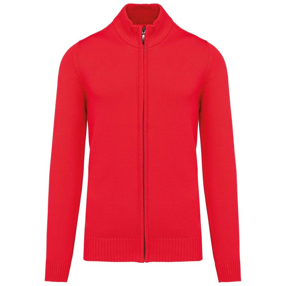 Heren cardigan met rits