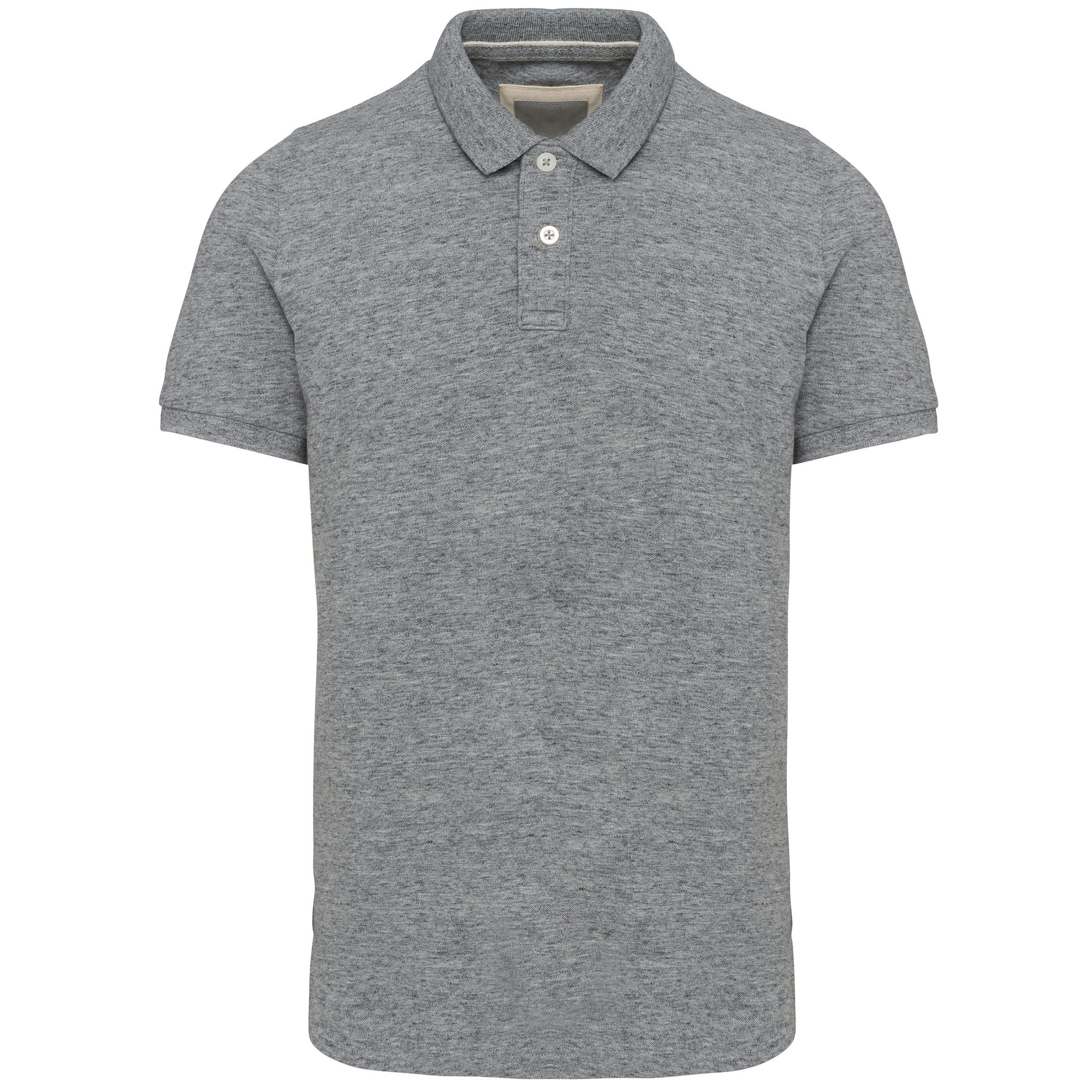 Vintage herenpolo met korte mouwen