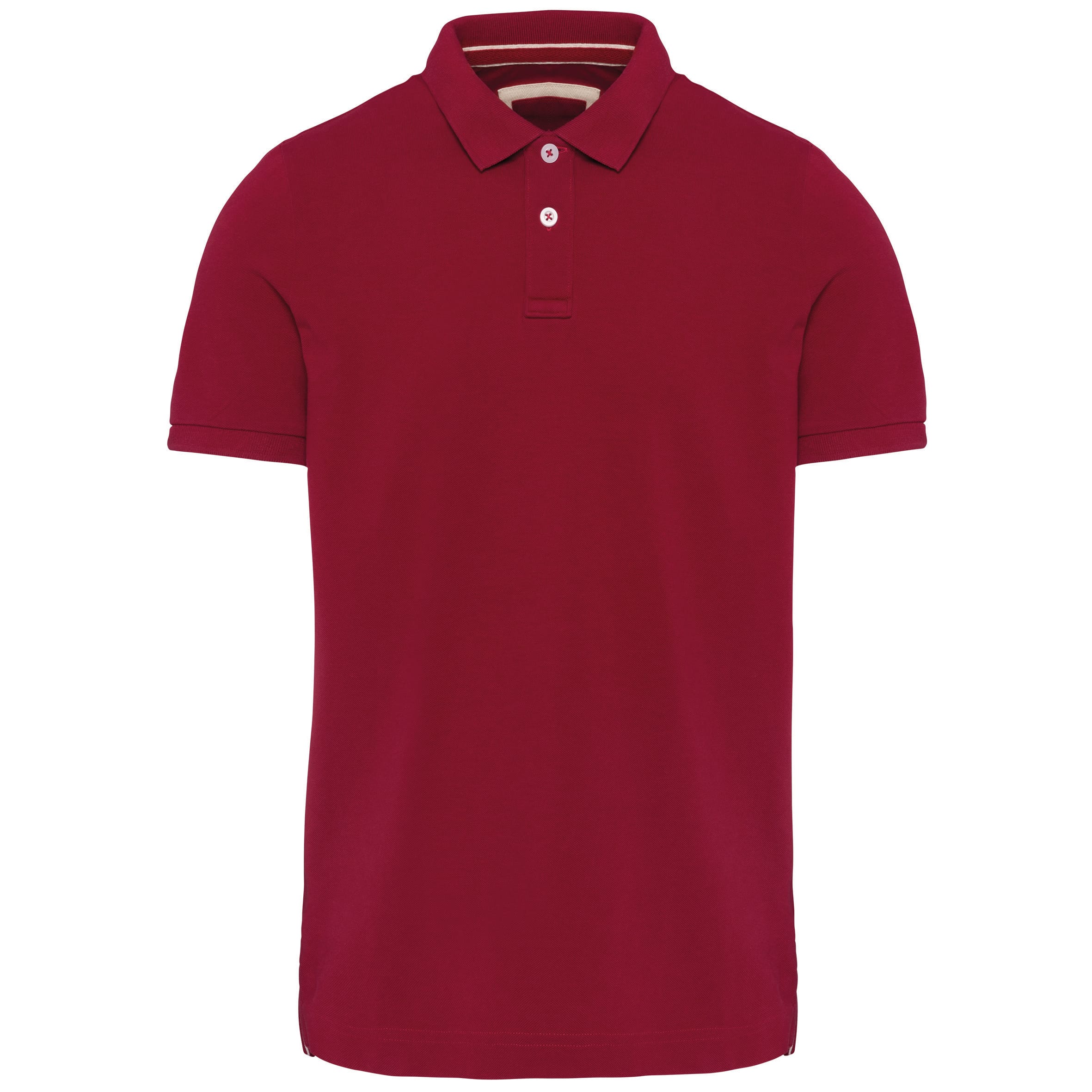 Vintage herenpolo met korte mouwen
