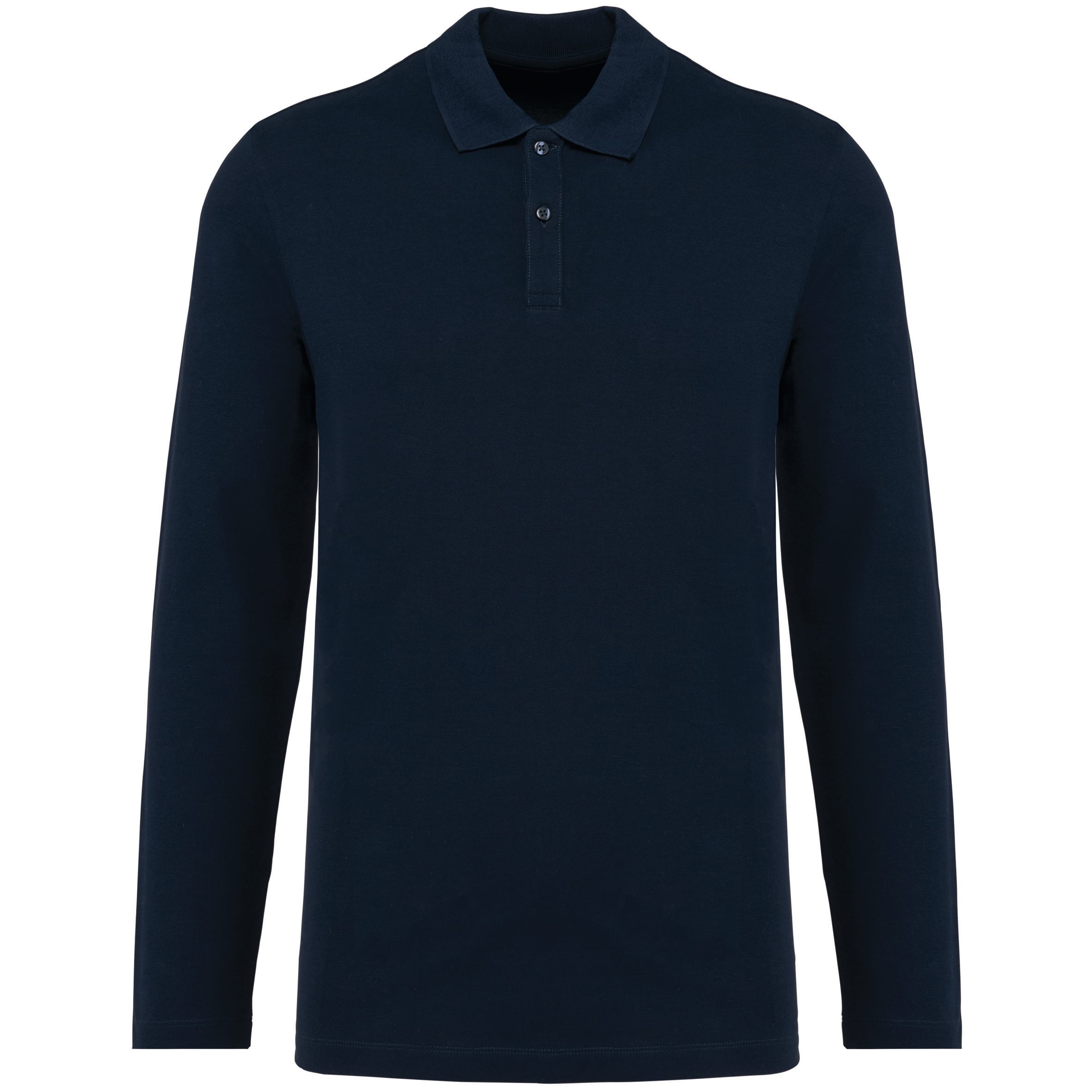 Supima® herenpolo lange mouwen