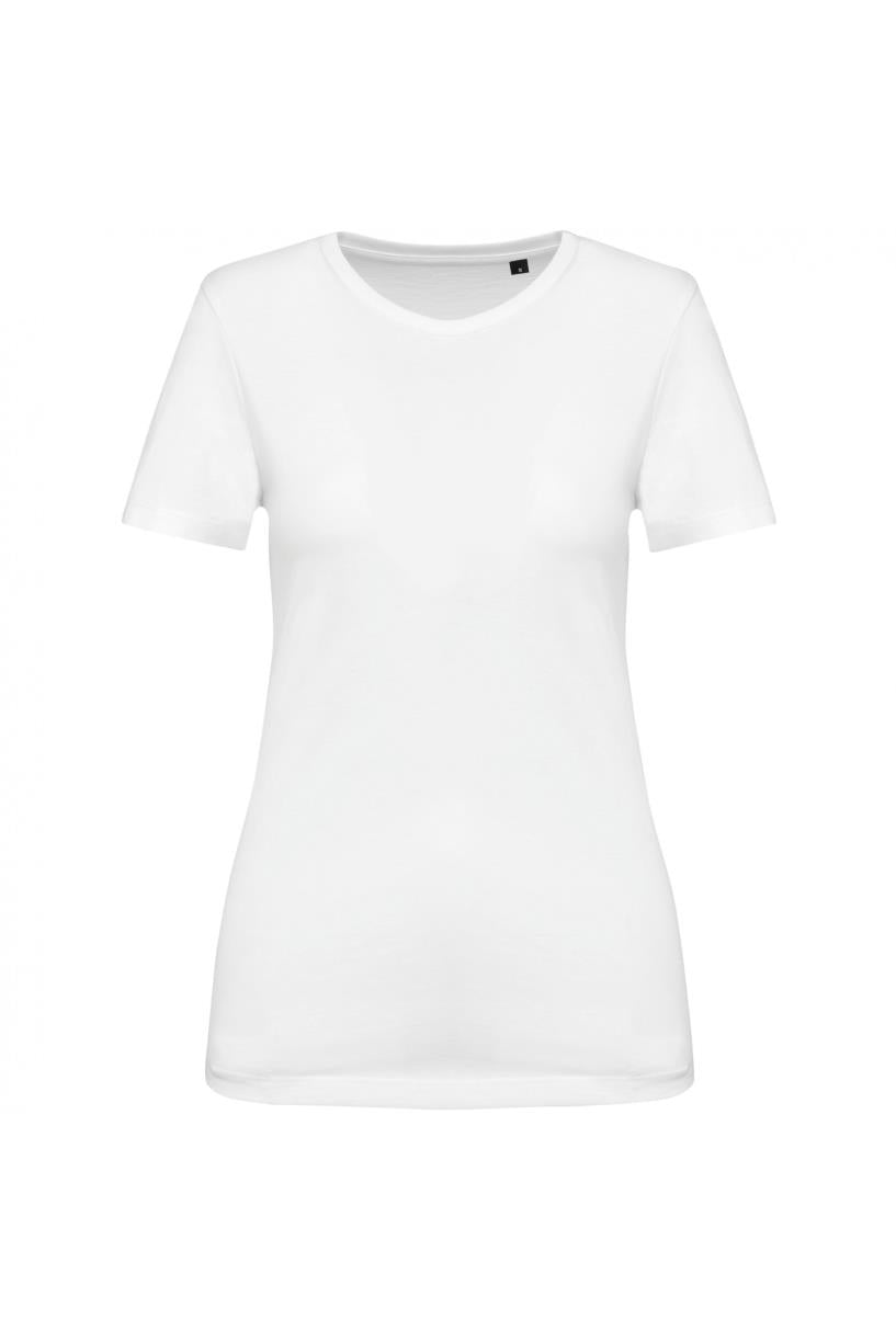 Supima® dames-T-shirt ronde hals korte mouwen