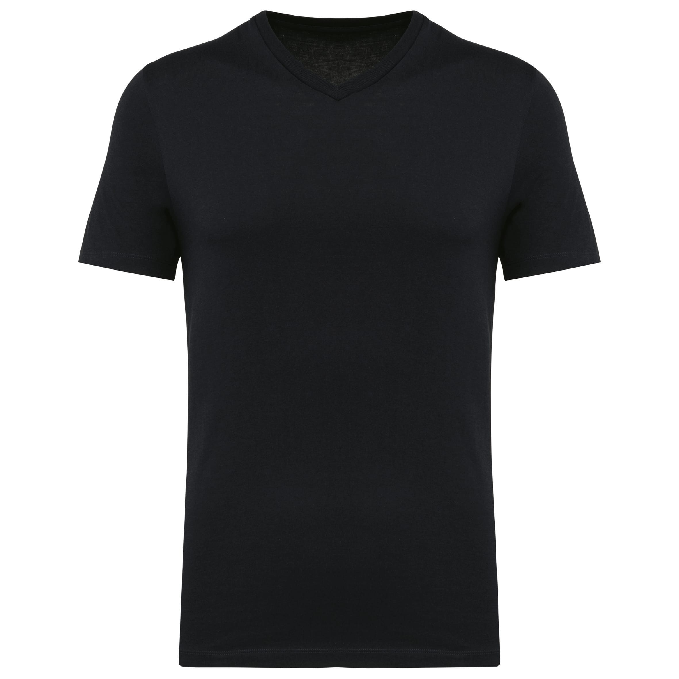 Supima® heren-t-shirt V-hals korte mouwen