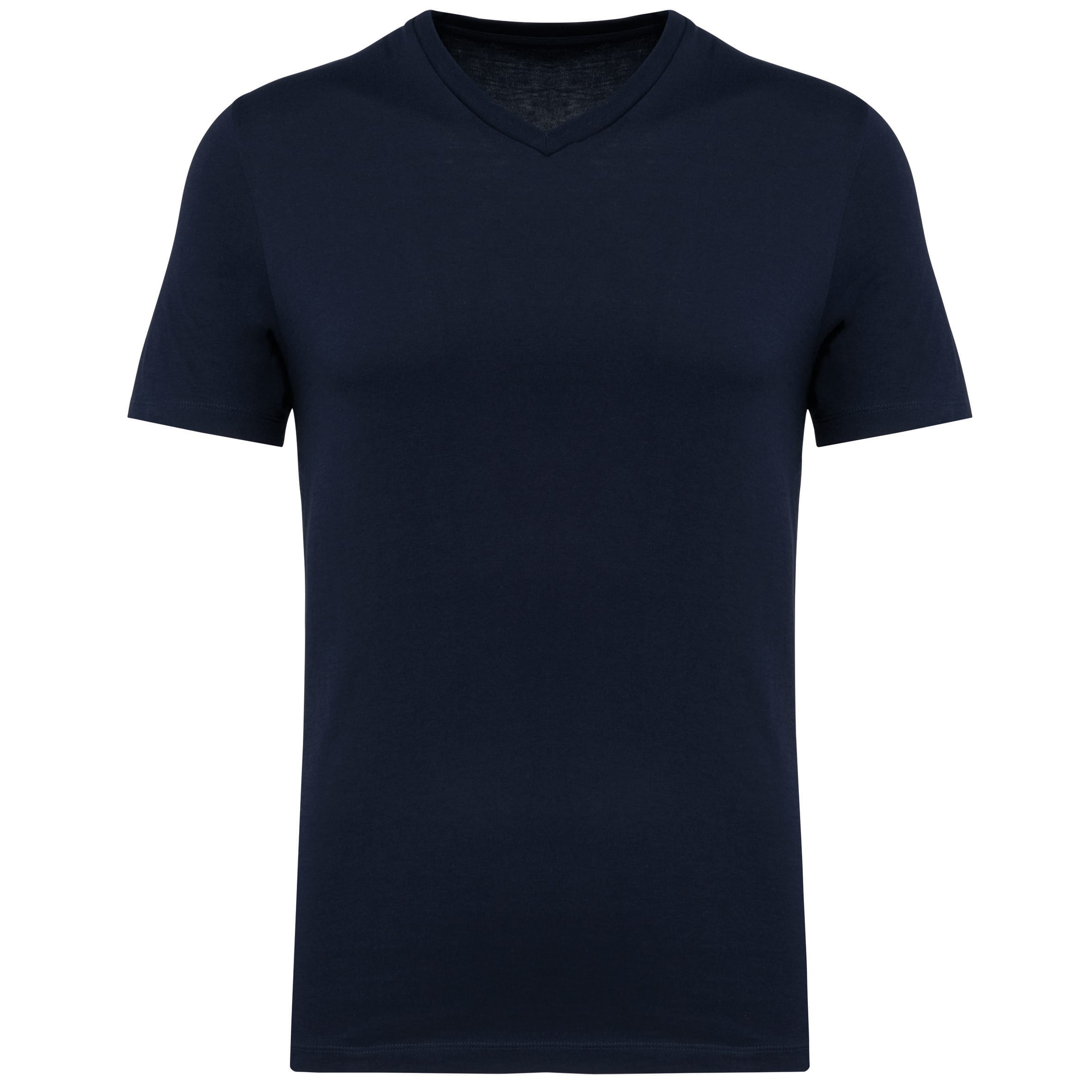 Supima® heren-t-shirt V-hals korte mouwen