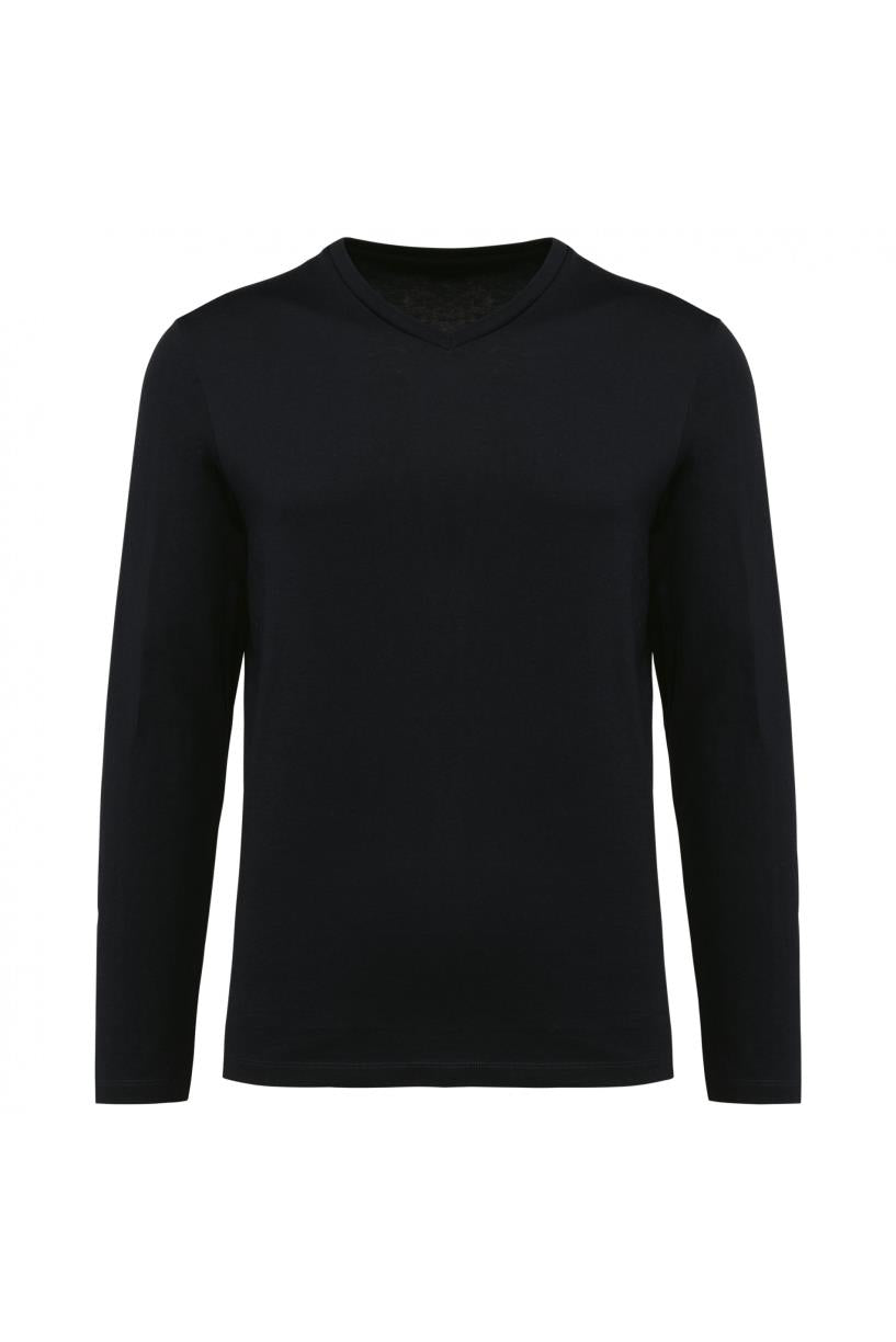 Supima® Longsleeve V-hals T-shirt voor heren