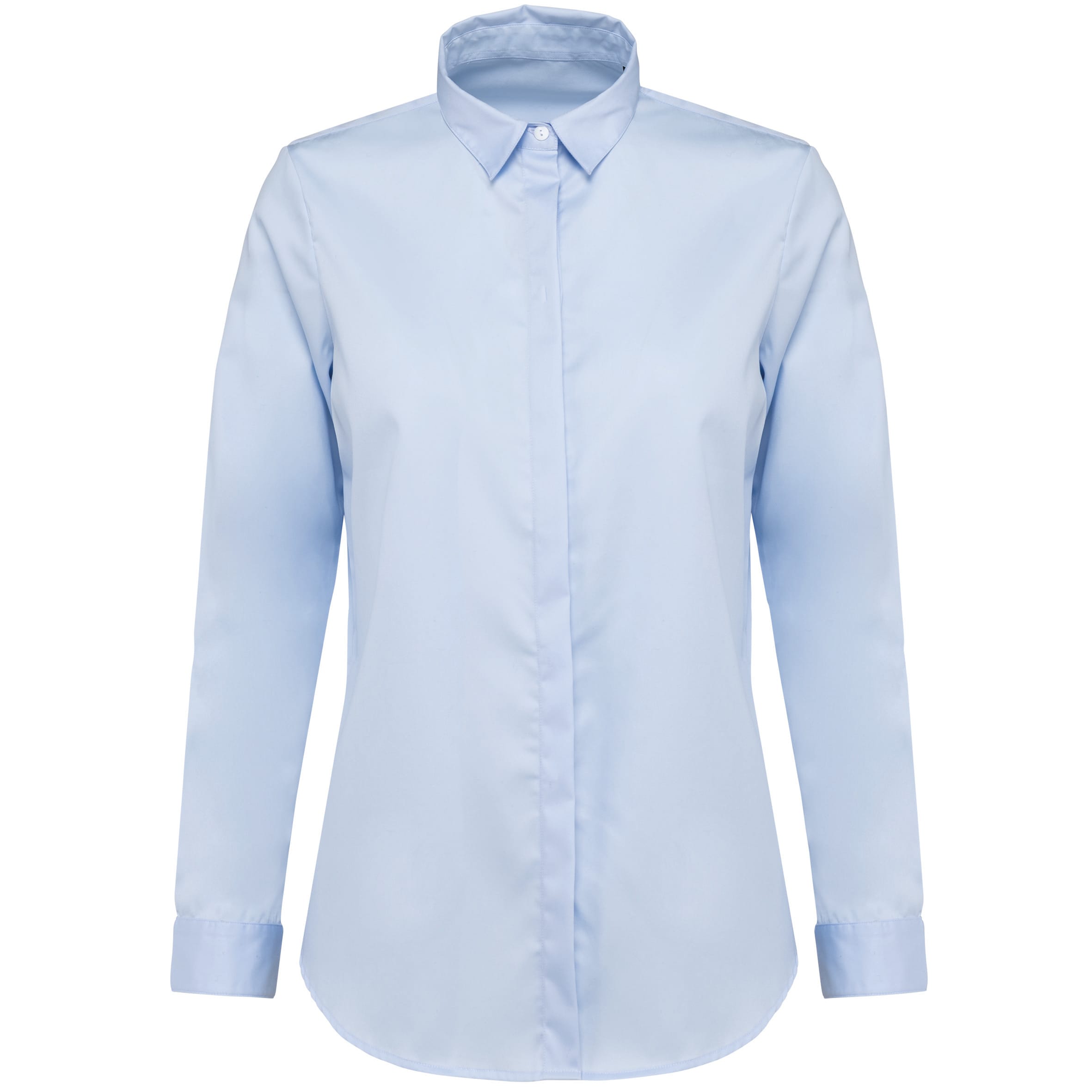 Women's long-sleeve twill shirt