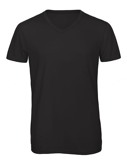 Heren V-Hals Triblend T-shirt