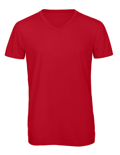 Heren V-Hals Triblend T-shirt