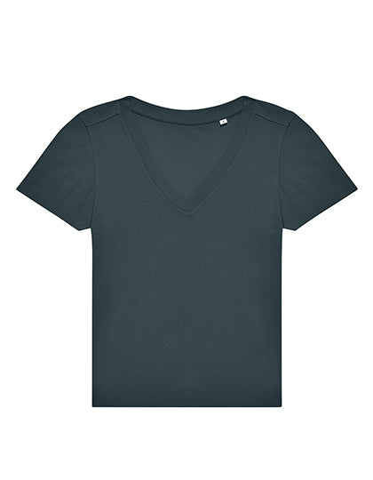 Dames T-shirt met V-hals #E150