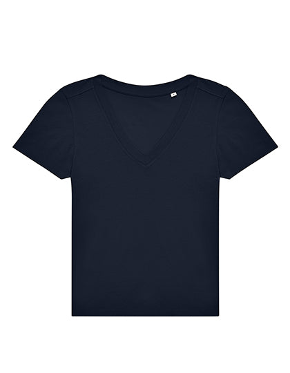 Dames T-shirt met V-hals #E150