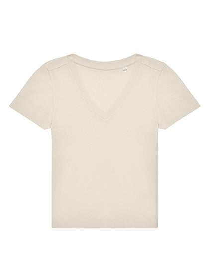 Dames T-shirt met V-hals #E150