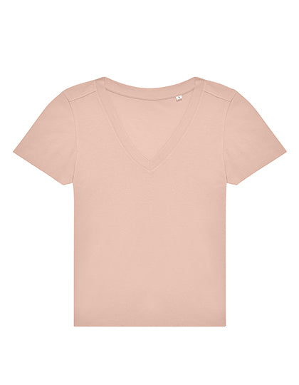 Dames T-shirt met V-hals #E150