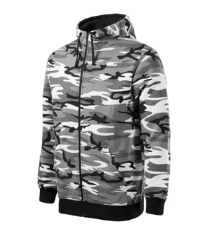 Malfini Camo Zipper Sweatshirt men’s - camouflage gray