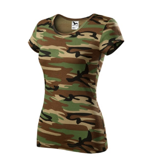 Malfini Camo Pure T-shirt women’s - camouflage brown