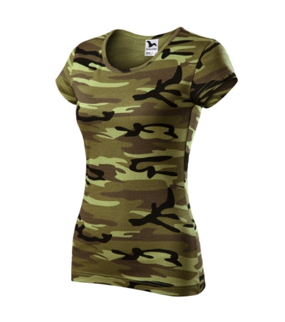 Malfini Camo Pure T-shirt women’s - camouflage green