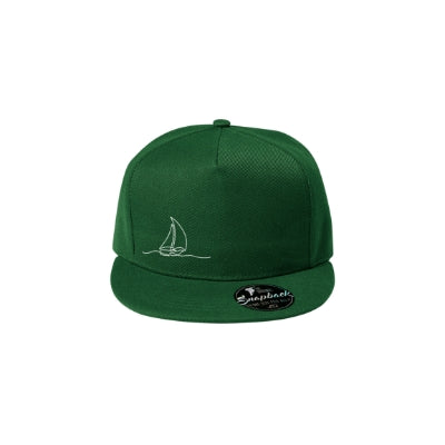 Malfini Rap 5P - sample DTF Cap unisex - bottle green