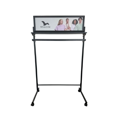Malfini Floor stand with shelf MALFINI - black