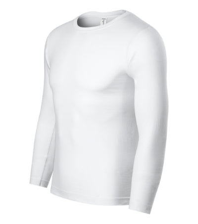 Malfini Progress LS T-shirt unisex - white