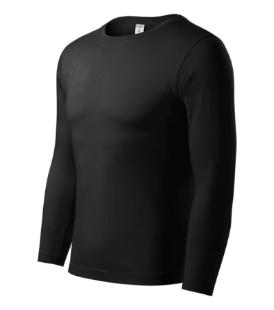 Malfini Progress LS T-shirt unisex - black