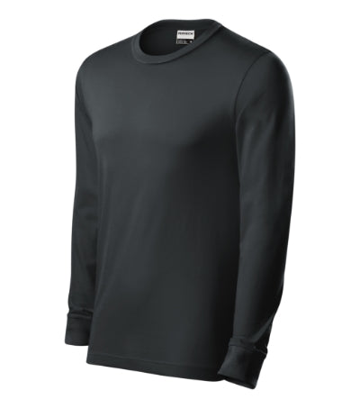 Malfini Resist LS T-shirt unisex - ebony gray