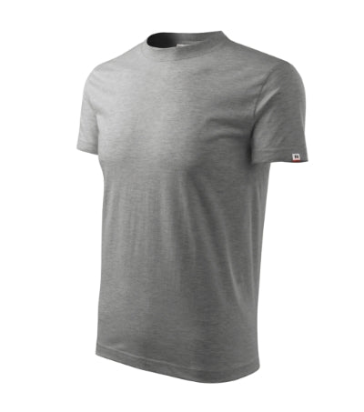 Malfini Base T-shirt unisex - dark gray melange 12 (brand label)