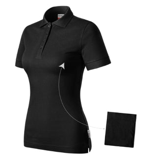 Malfini Resist Heavy Polo Polo Shirt women’s - black 01 (brand label)