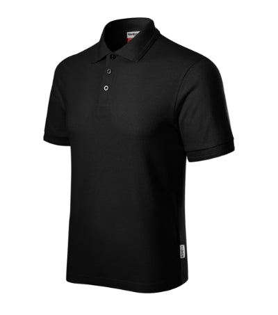 Malfini Reserve Polo Shirt men’s - black 01 (brand label)