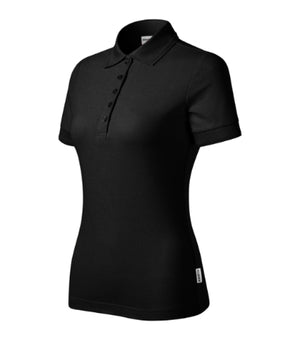 Malfini Reserve Polo Shirt women’s - black 01 (brand label)